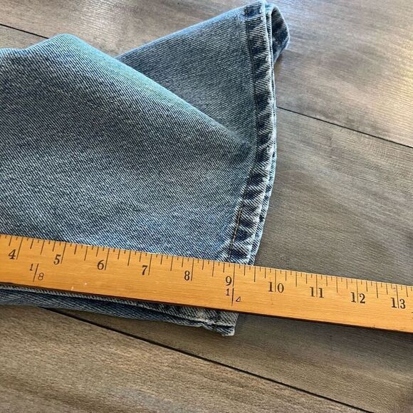 Wrangler Medium Light Wash Y2K Denim Cargo Shorts‎ Men 36 - Picture 5 of 5